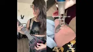Not Bad For A Girl#shorts #kikiwongo#femaleguitarist#2022 #tattoremoval