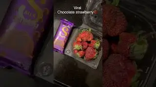 Strawberry Chocolate #youtube #youtubeshorts #viral #cooking #fashion #easy #shorts #vlog #lovesong