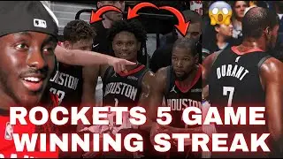 ROCKETS 5 GAME STREAK.. Rockets Vs Grizzlies Highlights Reaction