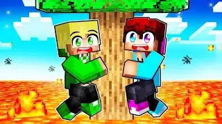 De WERELD = LAVA in Minecraft!