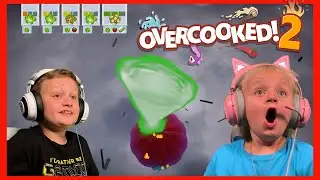 Overcooked! 2 - Cooking in a TORNADO! 🌪🌪🙀🤣