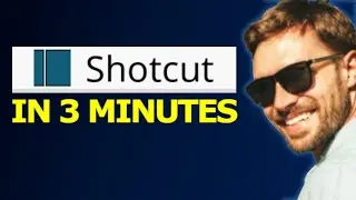 Shotcut Tutorial in 3 MINUTES 2025!