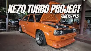 Turbo 7AGE Toyota KE70 Project PART 5! CAR IS BACK & UPDATE!