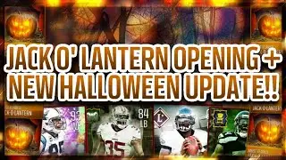 OPENING ALL MOST FEARED JACK O'LANTERNS IN MADDEN MOBILE 18!! NEW HALLOWEEN UPDATE CONTENT!!