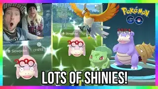 Shaun Limit3d Pokemon Go New Years Vlog! 3x Shiny Slowpoke - Shiny Ho-Oh - Bulbasaur & More!