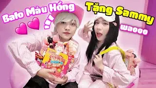 Kairon Khiến Phong Cận Bất Ngờ Vì Tặng Sammy BALO BÁNH KẸO MÀU HỒNG 🌷
