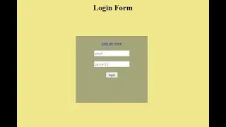 php login form with database and session (part 4)