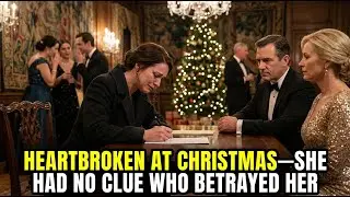 In tears, she signs the divorce at the Christmas party—Unaware that it's from the mafia boss..