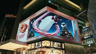 Pavilion KL & Fahrenheit88 &mdash; Synchronized 3D Anamorphic Christmas Motion Greeting