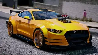GTA V : HOW TO INSTALL FORD MUSTANG GT CUSTOM CAR MODF🔥