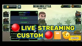 Mini Militia Live Stream || King Star Da2 #1 #miniMilitialive