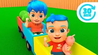 Popurrí de Trenes y Más Canciones Infantiles de La Familia Blu | El Reino Infantil