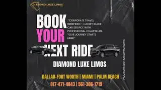 Best ground transportation by Diamond Luxe Limos #dfw #diamond #luxe #limos #corporates