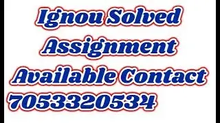 Ignou Solved Assignment MTE 11 2018-19
