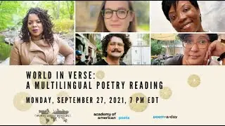 World in Verse: A Multilingual Poetry Reading, Sept. 2021