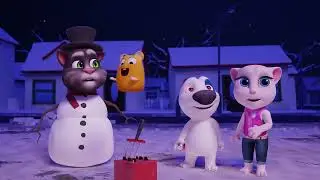 Talking Tom - Holiday Lights Battle! Fun! | Funny Cartoons for Kids | WildBrain Max