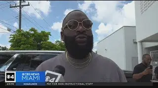 Rapper Rick Ross is giving back to the community