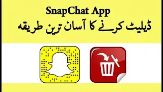 How To Delete snapchat Easiest Steps In Urdu in 2021/Delete Snapchat Temporarily / Permanently