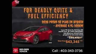 🎉 October Specials Are Here at Red Deer Toyota! 🎉