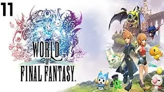 World of Final Fantasy (PC) Gameplay Walkthrough Part 11 - The Phantom Sands & Sand Worm Boss Fight