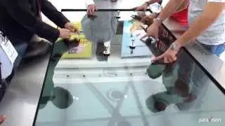 THE WORLD LARGEST 4K MULTI-TOUCH TRANSPARENT TABLE
