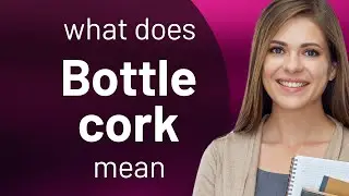 Bottle cork | BOTTLE CORK meaning