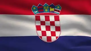 Croatia Country Flag Animation | 4k | Flags of the World