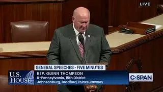 Thompson Slams Biden's Diesel Crisis on the House Floor