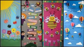 School decoration idea/Classroom door decoration idea/Summer door decoration design/Library door