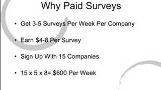 Work From Home - Work From Home By Taking Paid Surveys