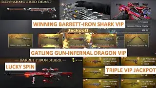 CROSSFIRE 3.0 PH WINNING BARRETT-IRON SHARK VIP & GATLING-GUN-INFERNAL DRAGON VIP