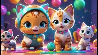 Two Little Kittens Know the Colors | Colors Song for Kids | Fun Educational Nursery Rhyme