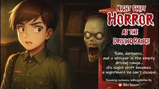 &ldquo;Night Shift Horror at the Driving Range&rdquo; #cartoon #drawing #anime #storytelling #speeddrawing #art