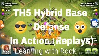Maxing Town Hall 5 Faster - Миссия 3 звезды с GILO (Ep.6) - Th5 Hybrid Base Defense.