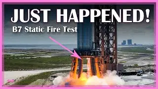 OLIT 2 Segment 6 Moved + Booster 7 First Static Fire Test | Starbase Pink