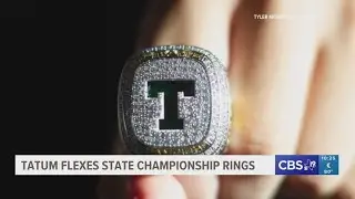 Tatum High School unveils state championship championship rings
