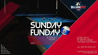 🎱 Sunday Funday 10 Ball | Canlı Bilardo Turnuvası