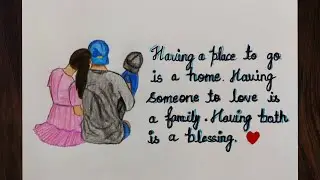 International family day drawing | International family day chart | International family day poster