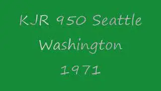 KJR 950 Seattle Washington  1971