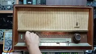 “馬可尼收音機之家”, shortwave of Grundig 3265 vintage tube radio,歌蘭帝古董真空管收音機,2025.07.02UTC time 12：30