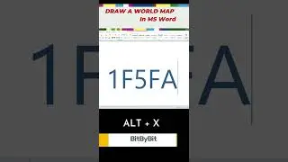 How to Insert a World Map in MS Word (FAST) 💻#Tutorial #MicrosoftWord #Geography #WorldMap