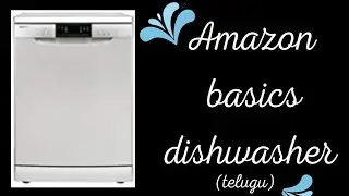 Amazon basics dishwasher unboxing and genuine review (Telugu)