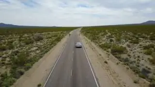 Kelbaker Rd - Mojave Desert - DJI Mavic Active Tracking Test