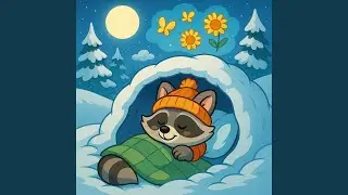 The Raccoon Dreams of Summer Days &mdash; Gentle Winter Lullaby for Kids | North Dakota Fairytales