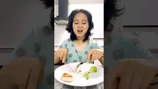 Лосось + брокколи #мини-банг #еда #мукбанг #приготовление #омад #еда