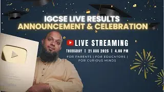 🎉IGCSE LIVE Results Announcement & Celebration