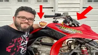 Honda 250ex Spark Plug CHANGE and LOCATION