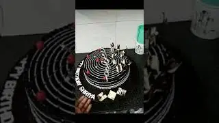 Chocolate Zebra Round Shape Cake &brvbar; Chocolate Zebra Cake Design | Two Kg Chocolate Zebra Cake