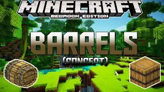 FUNCTIONING BARREL BLOCKS IN MINECRAFT!!
