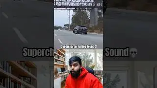 Jeep supercharger engine sound💀 #caraccessories #carreview #automobile